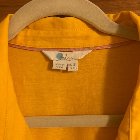 Boden Freya Linen Shirtdress - Picture 2 of 7